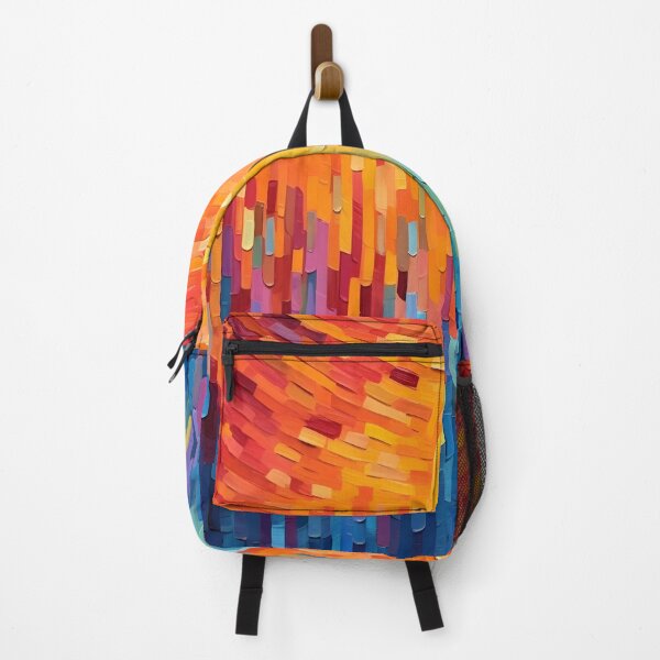 Item preview, Blue and Orange Op Abstract Art designed and sold by Maxouniverse.