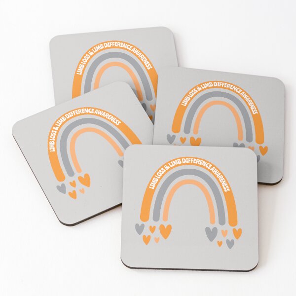Item preview, Limb Loss & Limb Difference Awareness Rainbow with hearts designed and sold by Teamtsunami6.