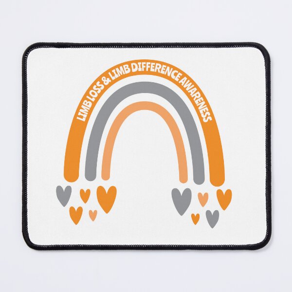 Item preview, Limb Loss & Limb Difference Awareness Rainbow with hearts designed and sold by Teamtsunami6.