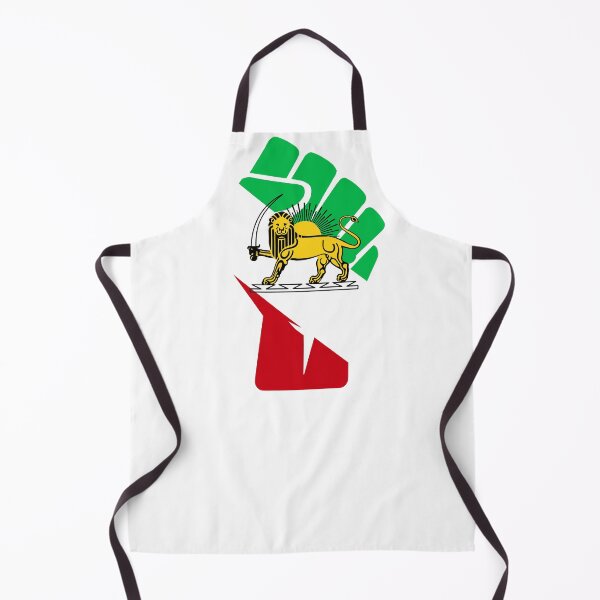 Item preview, Free Iran unity fist with lion shirt designed and sold by Fereshteh Gilaki.