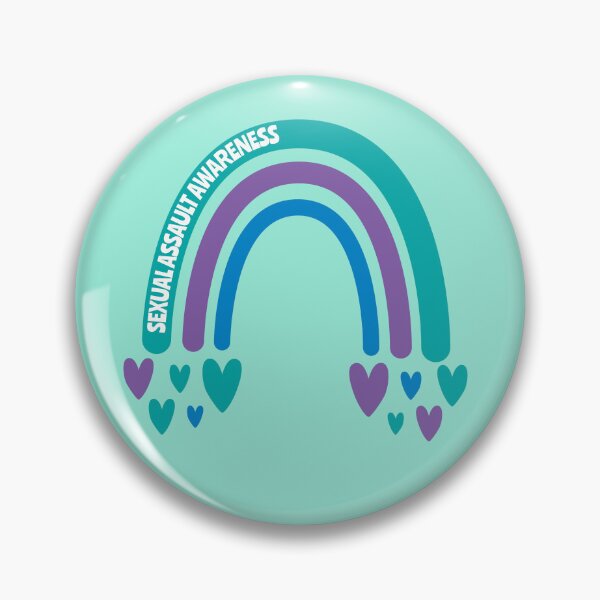 Item preview, Sexual Assault Awareness Rainbow with hearts designed and sold by Teamtsunami6.