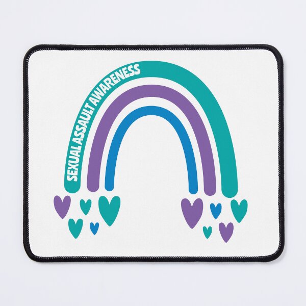 Item preview, Sexual Assault Awareness Rainbow with hearts designed and sold by Teamtsunami6.