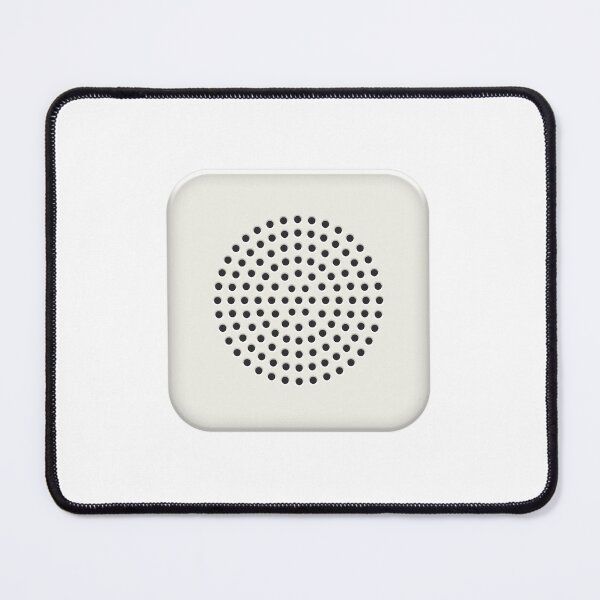 Item preview, Perforated Vintage Speaker Icon | White designed and sold by trepiu.