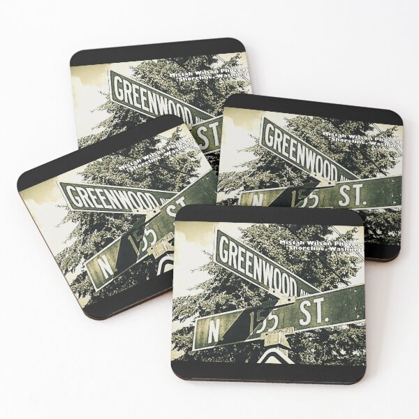 Item preview, Greenwood Avenue & North 155th Street, Shoreline, Washington designed and sold by The Street Sign Store.