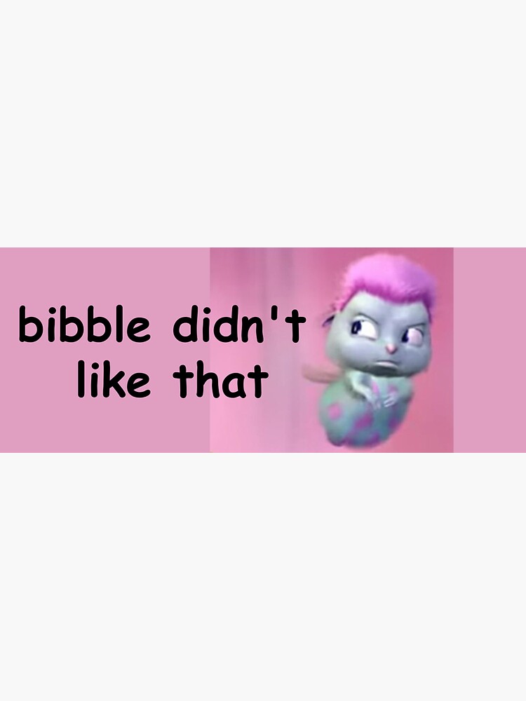 Bibble Meme Sticker for Sale by kawalek26