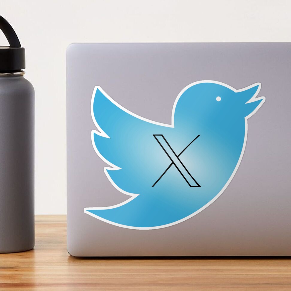 Twitter Bird Logo Stickers for Sale