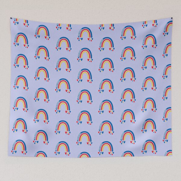 Item preview, Autism Awareness Rainbow with hearts designed and sold by Teamtsunami6.