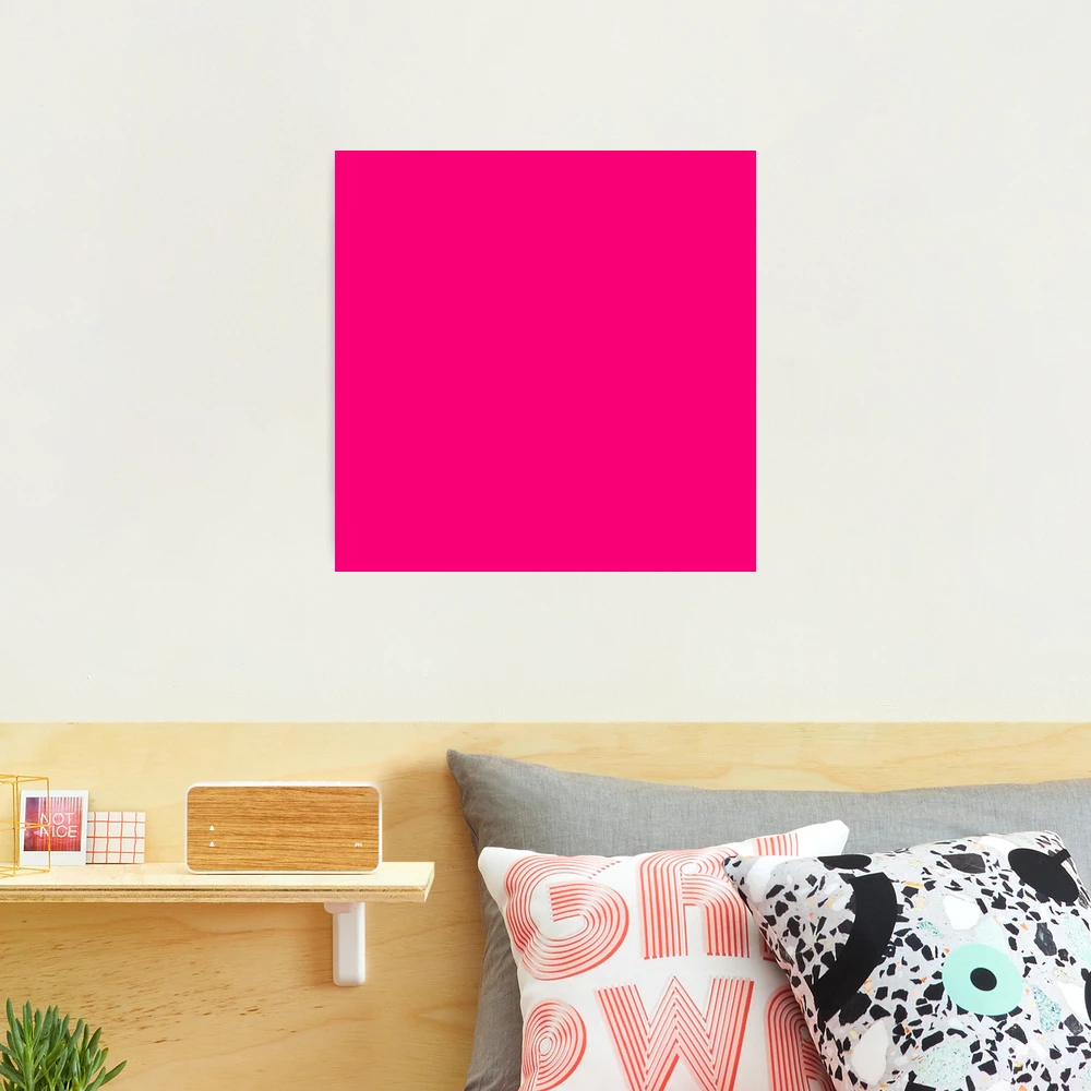 Hot Pink Solid Color Pink Hex Code Color #FC008D - 3 of 8