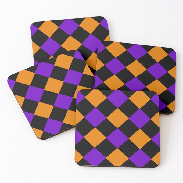 Item preview, Halloween Colors Diamond Pattern designed and sold by JMDesignHouse.