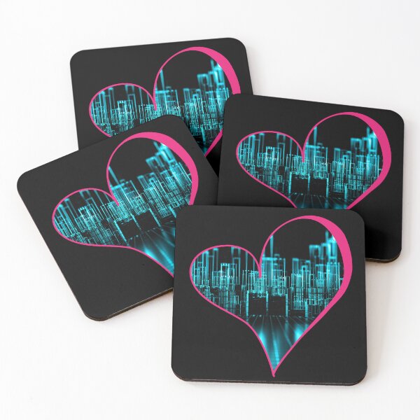 Item preview, Heart of the City Aesthetic Skyline designed and sold by LilyBell6.