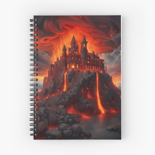 Item preview, Lava Castle - Landscape Art  designed and sold by dosedai.