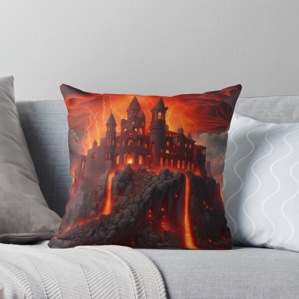 Item preview, Lava Castle - Landscape Art  designed and sold by dosedai.