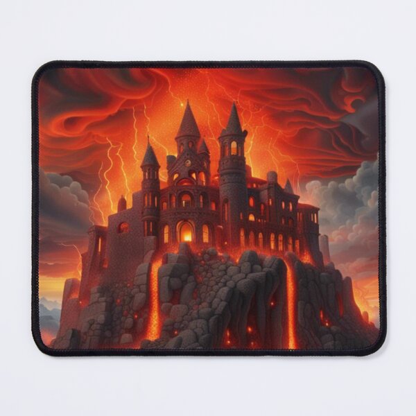 Item preview, Lava Castle - Landscape Art designed and sold by dosedai.
