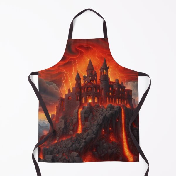 Item preview, Lava Castle - Landscape Art designed and sold by dosedai.