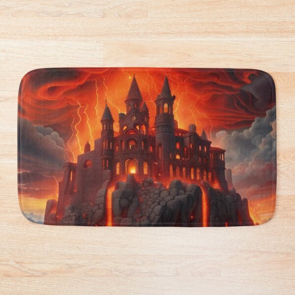 Item preview, Lava Castle - Landscape Art  designed and sold by dosedai.