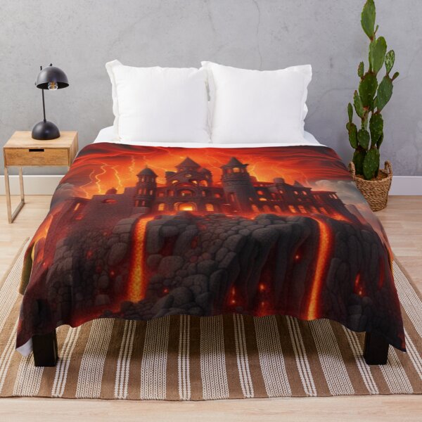 Item preview, Lava Castle - Landscape Art  designed and sold by dosedai.