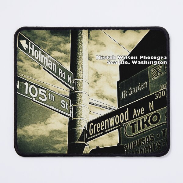 Item preview, Holman Road North & North 105th Street & Greenwood Avenue North, Seattle, Washington designed and sold by The Street Sign Store.