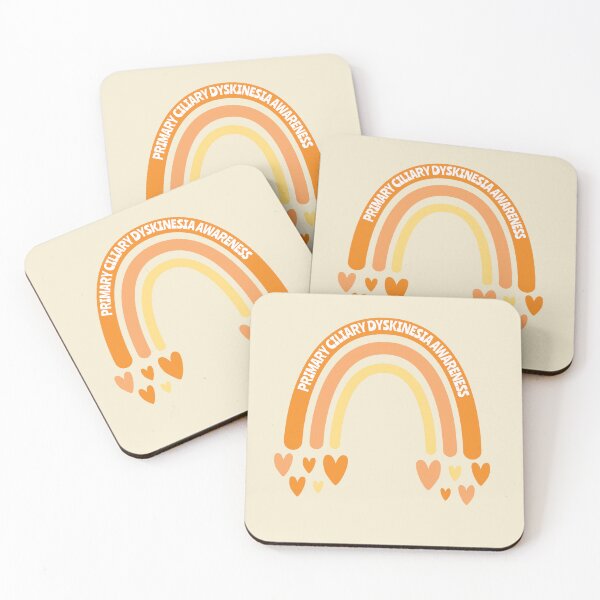 Item preview, Primary Ciliary Dyskinesia Awareness Rainbow with hearts designed and sold by Teamtsunami6.