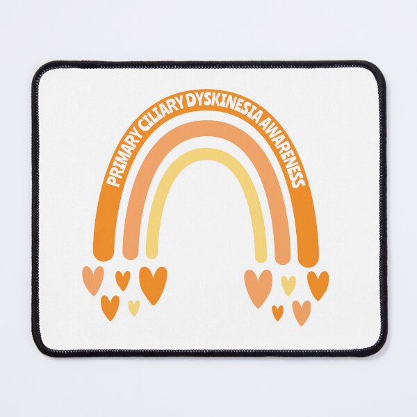 Item preview, Primary Ciliary Dyskinesia Awareness Rainbow with hearts designed and sold by Teamtsunami6.