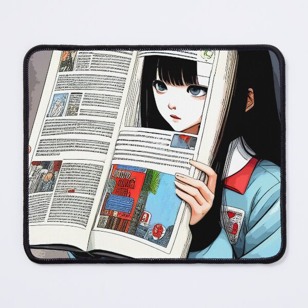 Item preview, Book Aesthetic - Cute Woman Looking Through - Pop Art designed and sold by SpartanDStore.