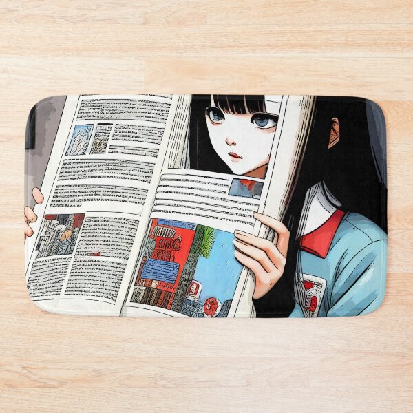 Item preview, Book Aesthetic - Cute Woman Looking Through - Pop Art designed and sold by ZenReiArt.