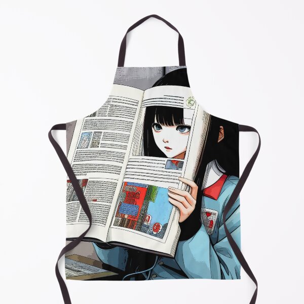 Item preview, Book Aesthetic - Cute Woman Looking Through - Pop Art designed and sold by SpartanDStore.