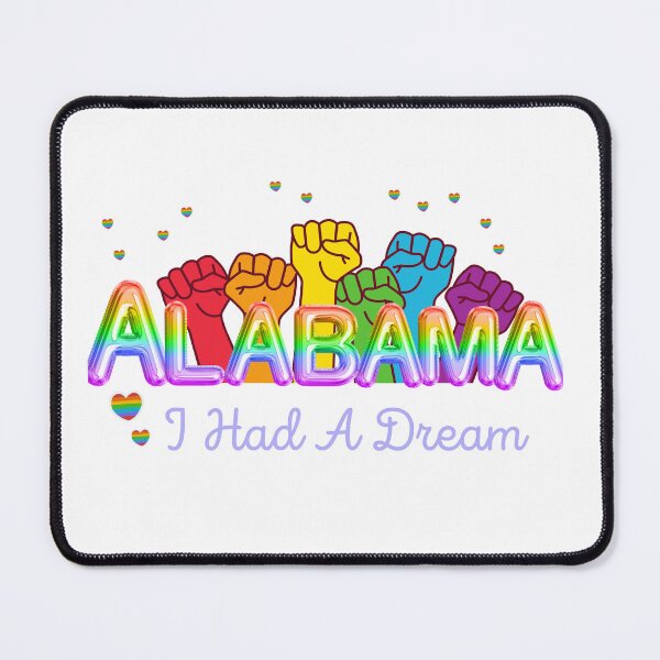 Item preview, Martin luther king Gay Rainbow Pride, Alabama shirts "Alabama, I had a Dream" designed and sold by M Cristian.
