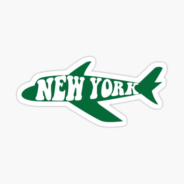 New York Jets Funky Retro J-E-T-S Chant Sticker for Sale by GangGreenGear