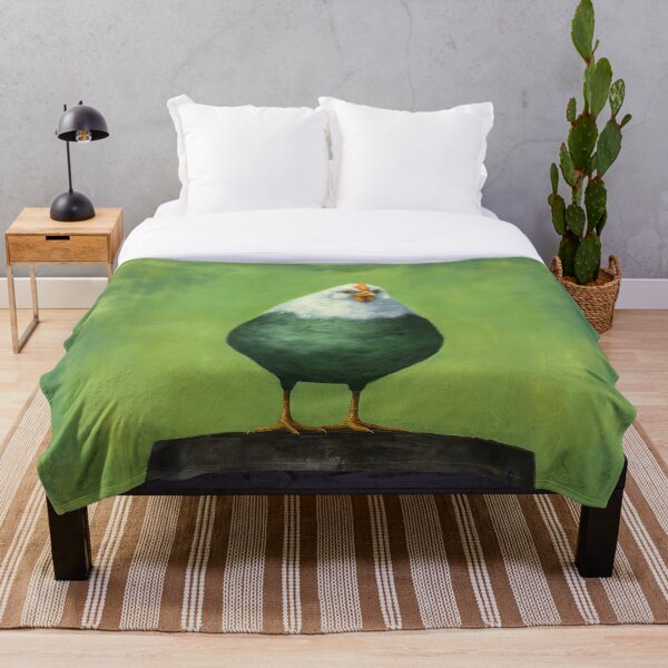 Item preview, gallina verde en una caja designed and sold by YoPedro.