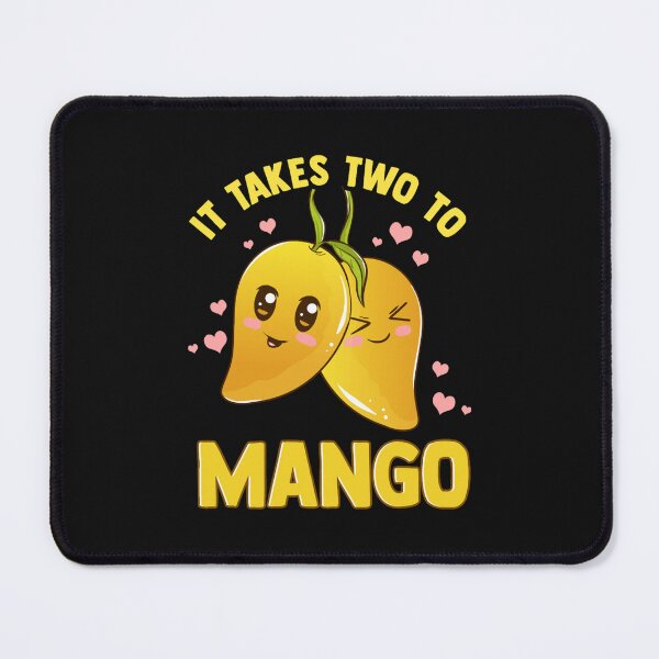 Item preview, It Takes Two To Mango Funny Fruit Tango Pun designed and sold by JacobDibis.