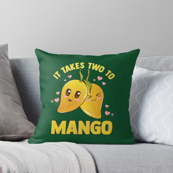 Item preview, It Takes Two To Mango Funny Fruit Tango Pun designed and sold by JacobDibis.