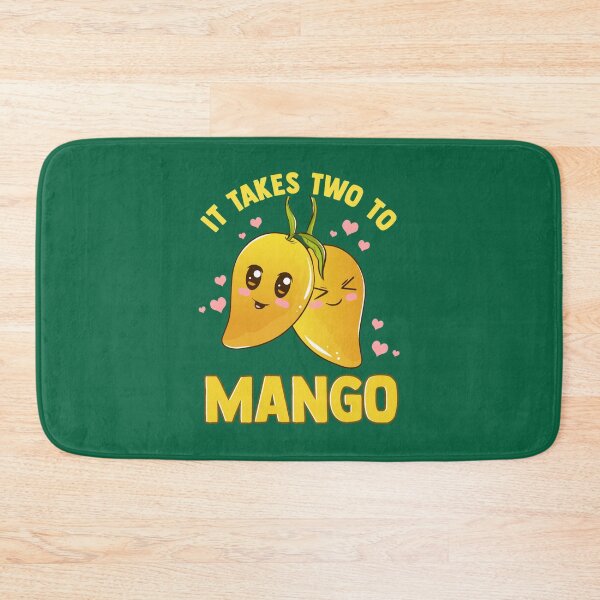 Item preview, It Takes Two To Mango Funny Fruit Tango Pun designed and sold by JacobDibis.