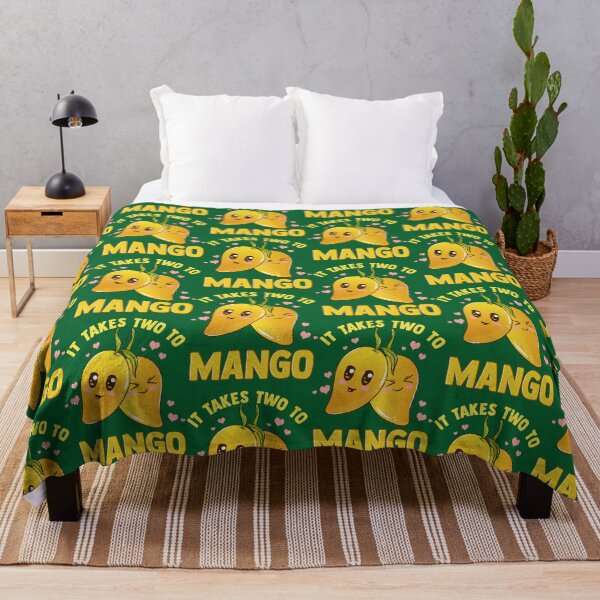 Item preview, It Takes Two To Mango Funny Fruit Tango Pun designed and sold by JacobDibis.