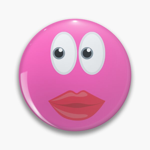 Artikelvorschau, pinkfarbenes Smiley-Gesicht entworfen und verkauft von GigaSavings.