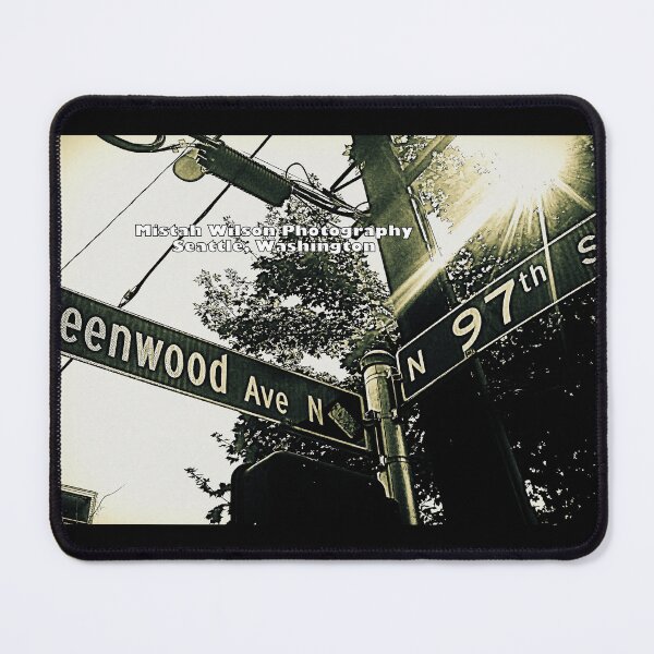 Item preview, Greenwood Avenue North & North 97th Street, Seattle, Washington designed and sold by The Street Sign Store.