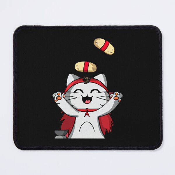 Item preview, sushi juggler cat,kawaii designed and sold by JacobDibis.