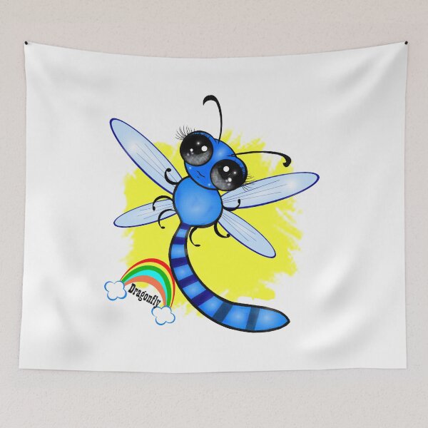Item preview, Blue dragonfly  designed and sold by Shirley cute art .