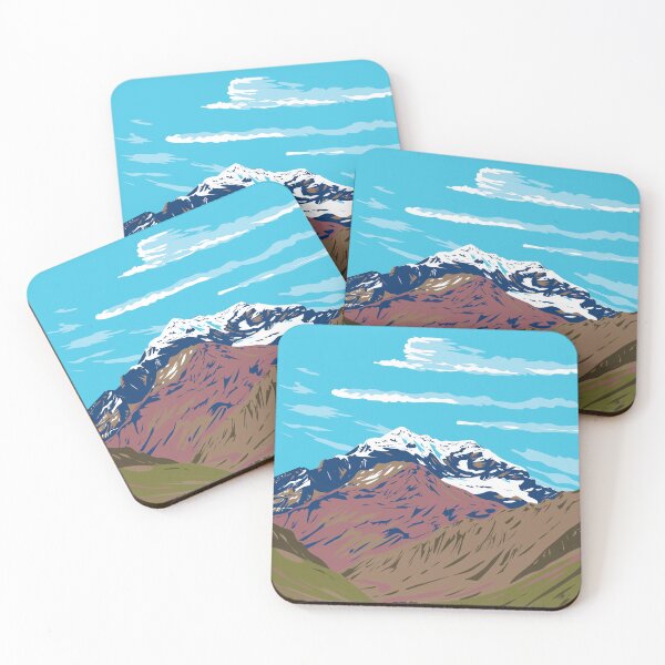 Item preview, Aconcagua Provincial Park in Mendoza Province Argentina WPA Art Deco Poster  designed and sold by patrimonio.