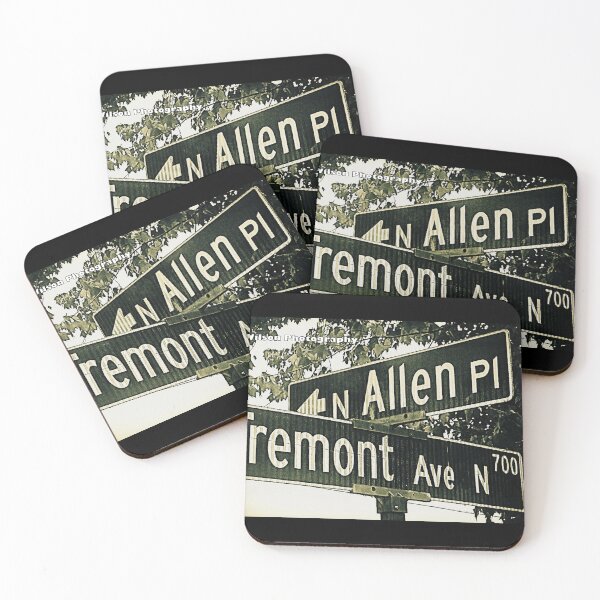 Item preview, North Allen Place & Fremont Avenue North, Seattle, Washington designed and sold by The Street Sign Store.