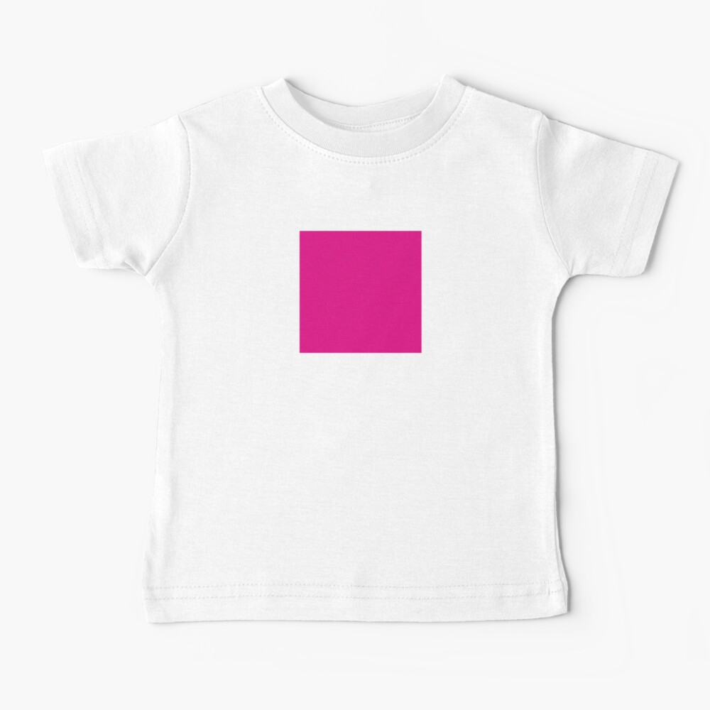 Hot Pink Solid Color Pink Hex Code Color #DF0880 - 4 of 8 Baby T-Shirt for  Sale by TerryArts