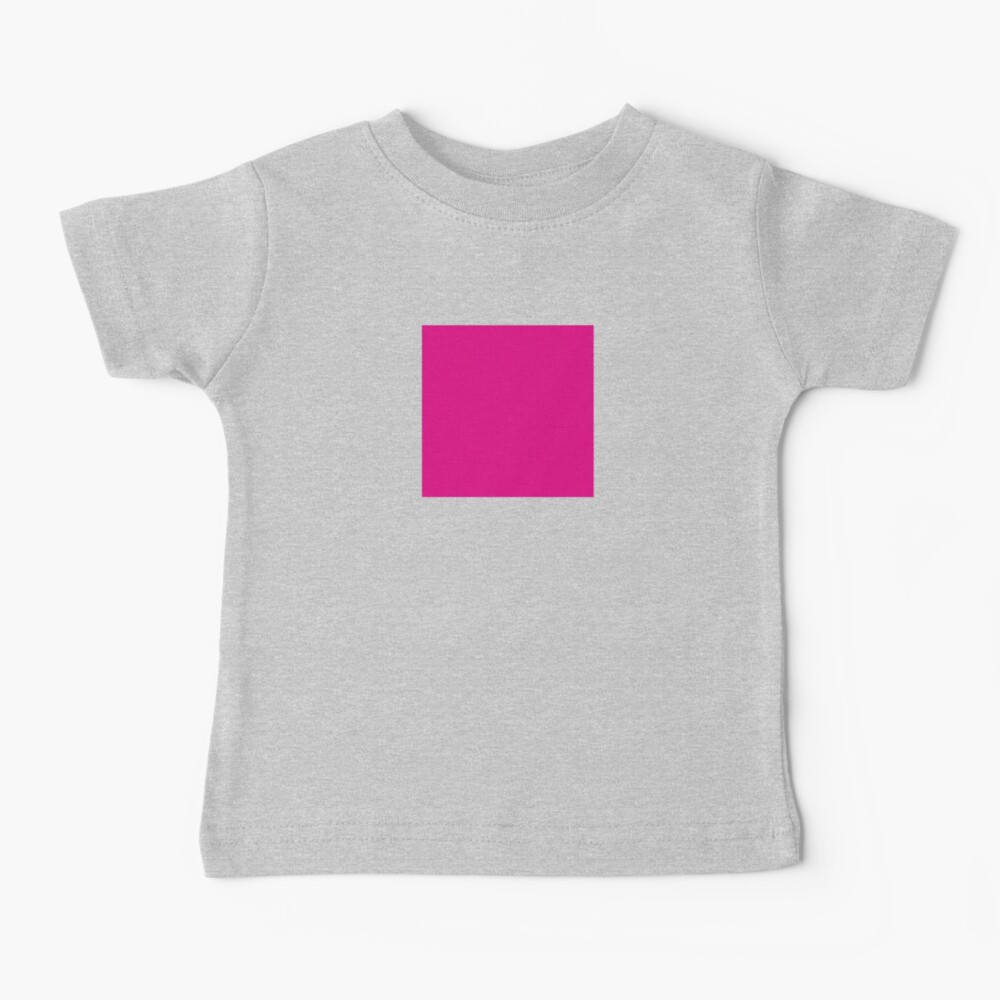 Hot Pink Solid Color Pink Hex Code Color #DF0880 - 4 of 8 Baby T-Shirt for  Sale by TerryArts