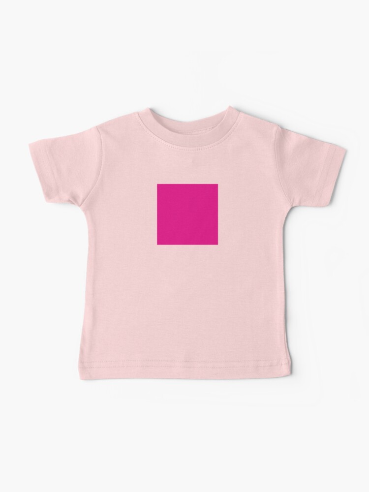 Hot Pink Solid Color Pink Hex Code Color #DF0880 - 4 of 8 Baby T-Shirt for  Sale by TerryArts