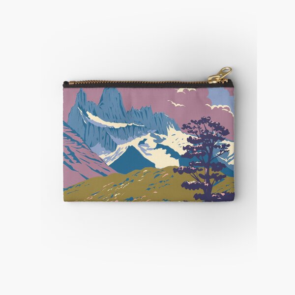Item preview, Monte Fitz Roy with Viedma Lake in Patagonia Argentina WPA Art Deco Poster  designed and sold by patrimonio.