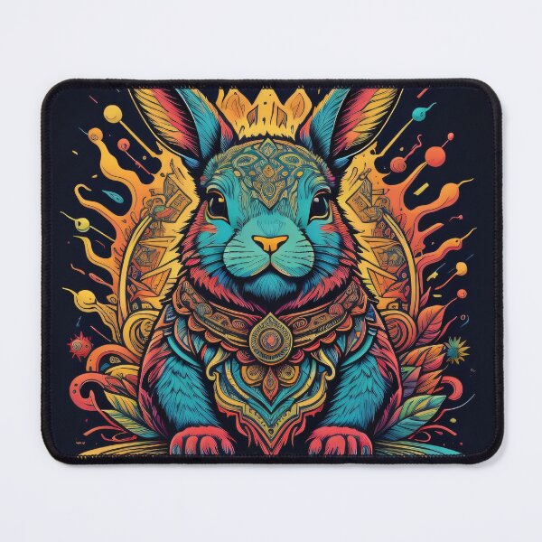 Item preview, Psychedelic rabbit designed and sold by gaahlKING2.