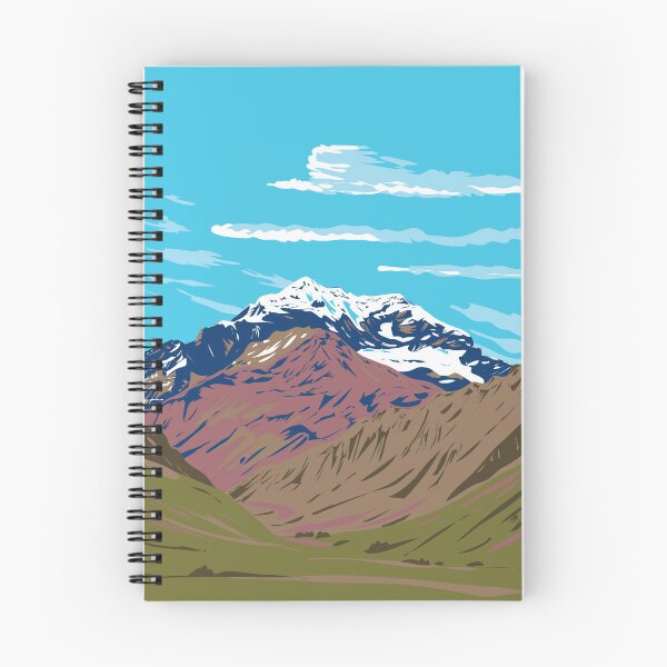 Item preview, Aconcagua Provincial Park in Mendoza Province Argentina WPA Art Deco Poster  designed and sold by patrimonio.