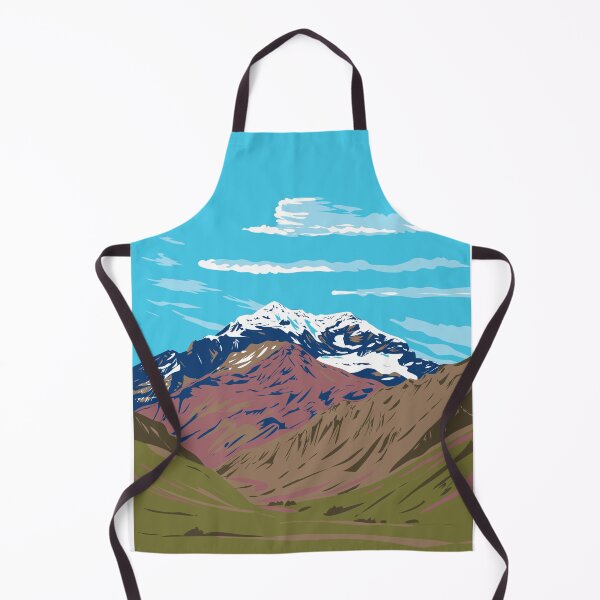Item preview, Aconcagua Provincial Park in Mendoza Province Argentina WPA Art Deco Poster designed and sold by patrimonio.