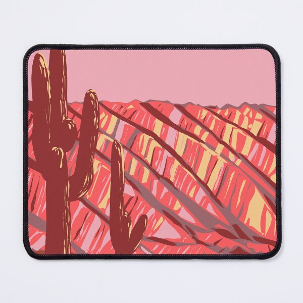 Item preview, Serrania de Hornocal part of Quebrada de Humahuaca Argentina WPA Art Deco Poster designed and sold by patrimonio.