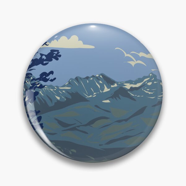 Item preview, Tierra del Fuego National Park with Fagnano Lake Argentina WPA Art Deco Poster  designed and sold by patrimonio.