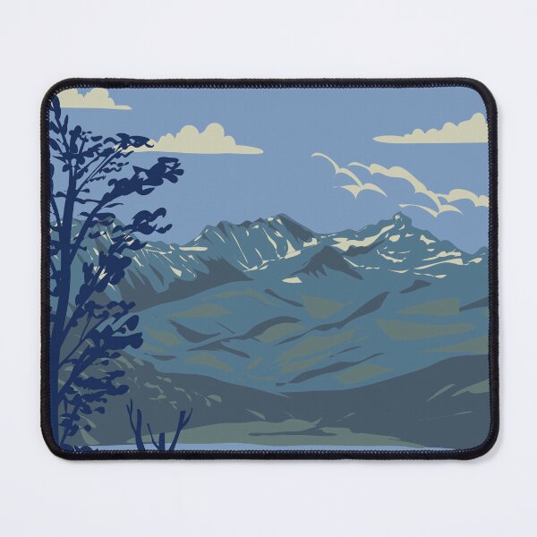 Item preview, Tierra del Fuego National Park with Fagnano Lake Argentina WPA Art Deco Poster  designed and sold by patrimonio.