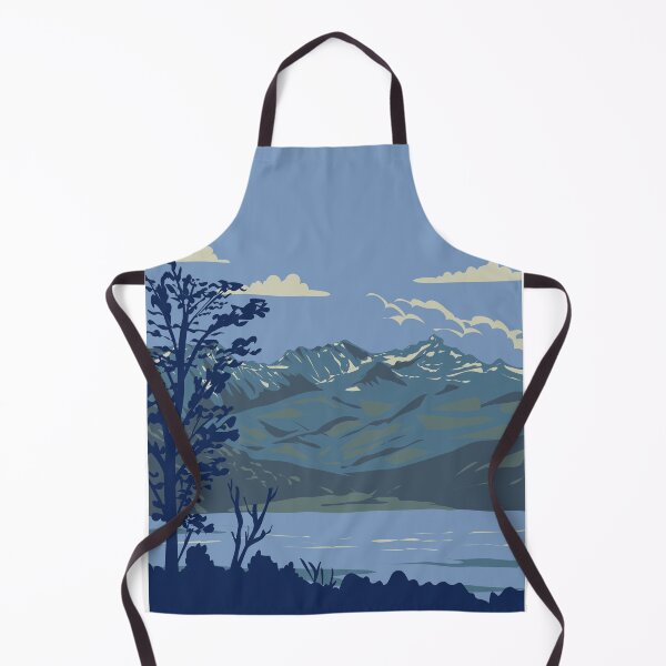 Item preview, Tierra del Fuego National Park with Fagnano Lake Argentina WPA Art Deco Poster  designed and sold by patrimonio.
